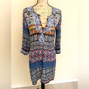 🥰 Amaya beautiful tunic dress size 36 small EUC ❤️
